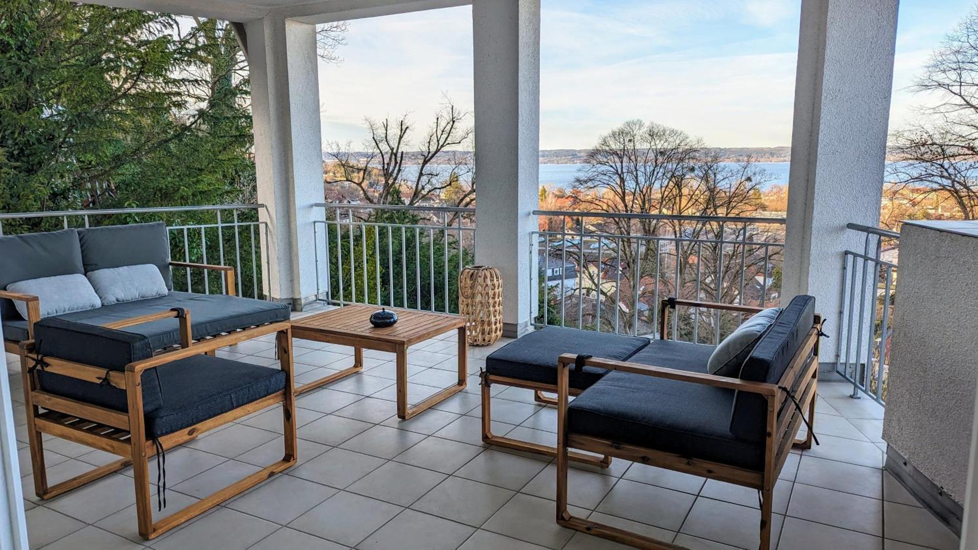 Liboria I Villa Mit Seeblick 10Min Vom See Herrsching am Ammersee Esterno foto